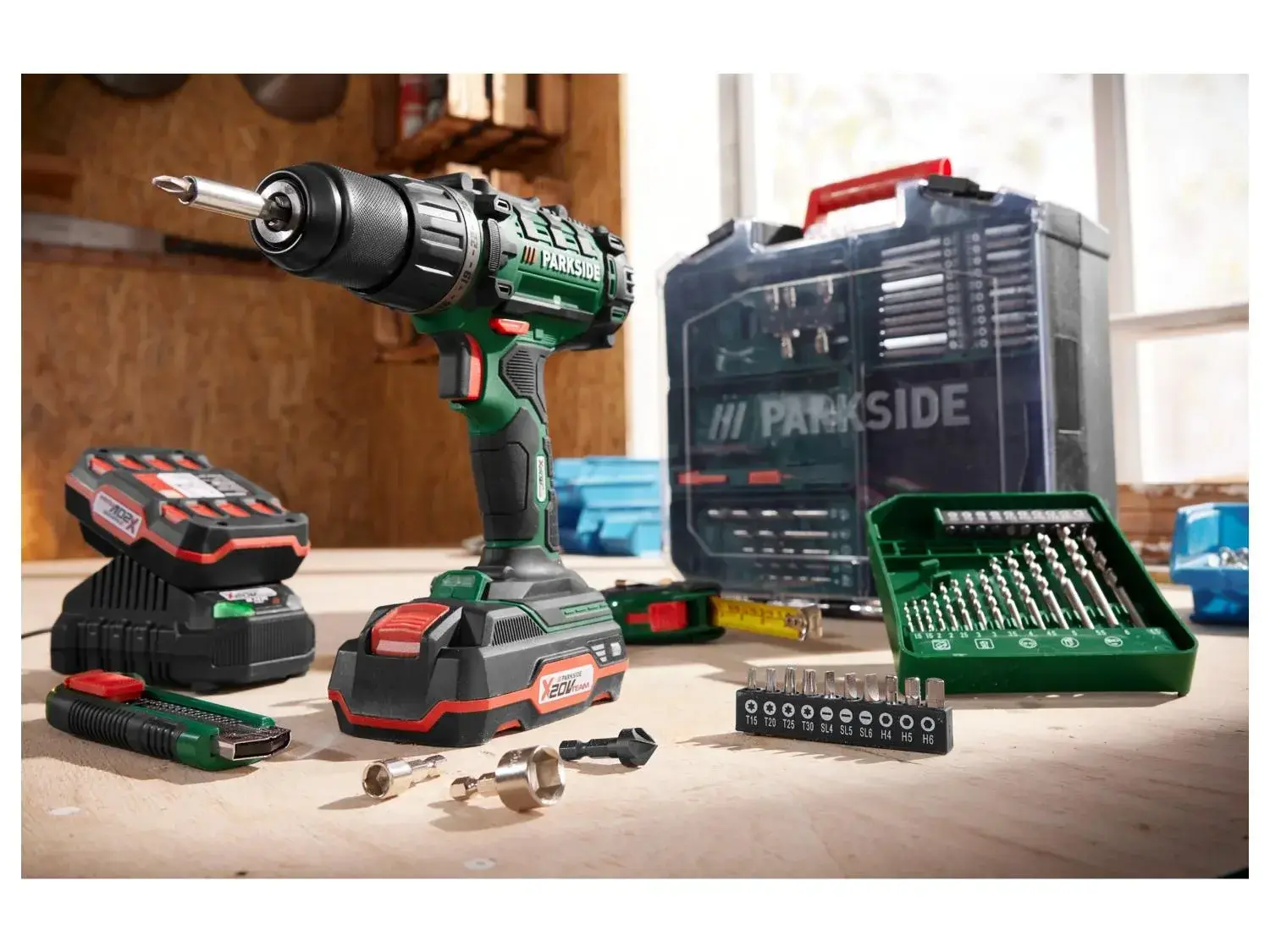 Sada vrtačky s nástavci v plastovém kufříku