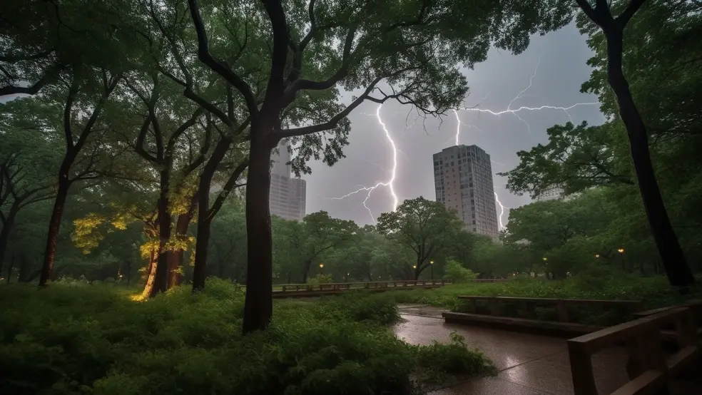 Slunečná obloha s jarními květinami na poli během Velikonoc